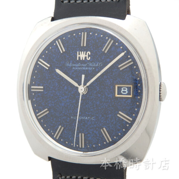 IWC　R814A　Cal8541B　ブルーマーブル文字盤　ワンピース　オールドインター