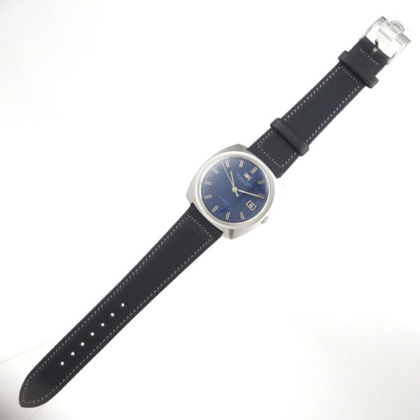 IWC　R814A　Cal8541B　ブルーマーブル文字盤　ワンピース　オールドインター - 画像 (7)