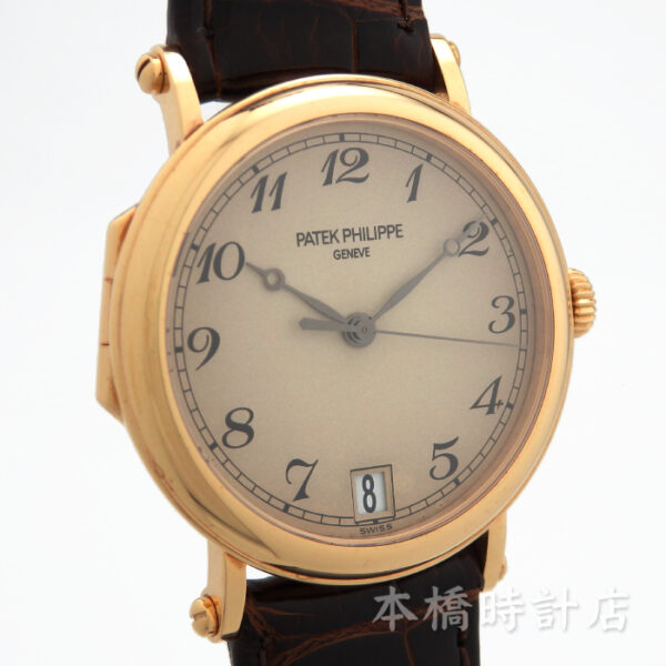 K18PG　PATEK PHILIPPE　カラトラバ　オフィサー　5053R-001 - 画像 (3)