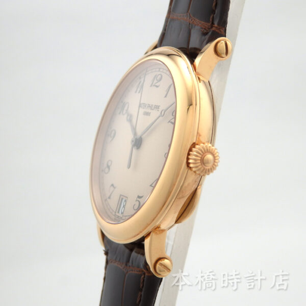 K18PG　PATEK PHILIPPE　カラトラバ　オフィサー　5053R-001 - 画像 (4)