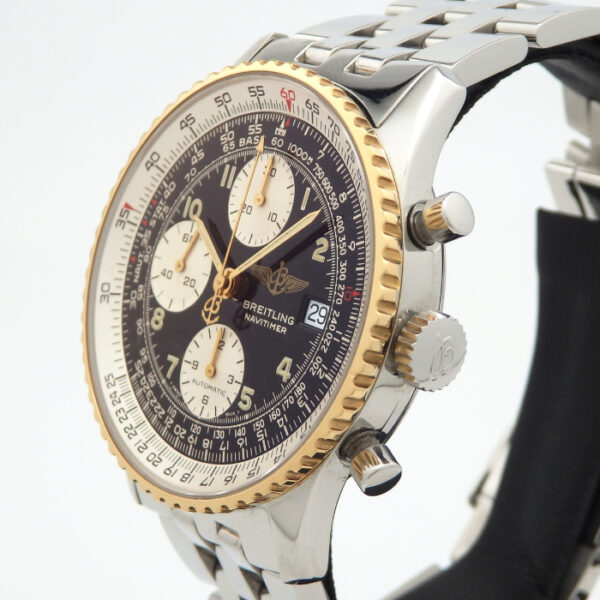 K18/SS　BREITLING　オールドナビタイマー　D13020 - 画像 (4)