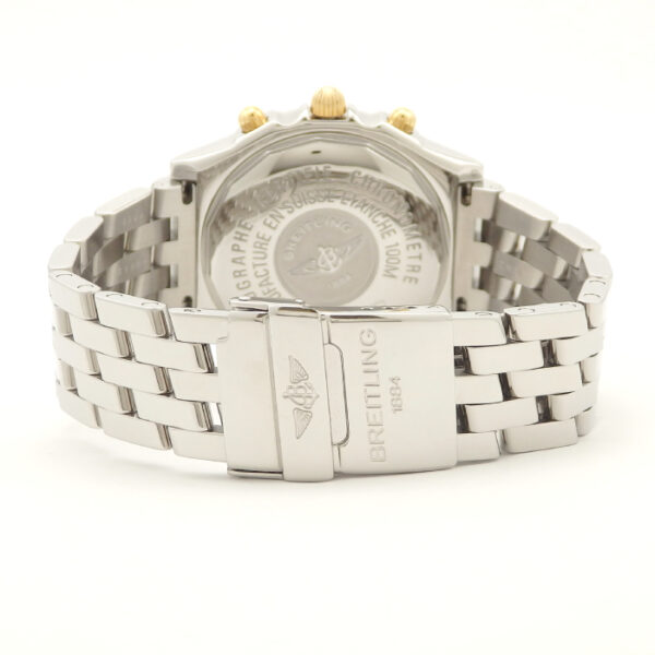 YG/SS　BREITLING　クロノマット　ビコロ　B13352 - 画像 (9)