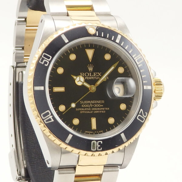 K18/SS　ROLEX　サブマリーナ　デイト　16613　Ｘ番 - 画像 (3)