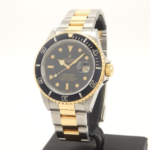 K18/SS　ROLEX　サブマリーナ　デイト　16613　Ｘ番 - 画像 (6)