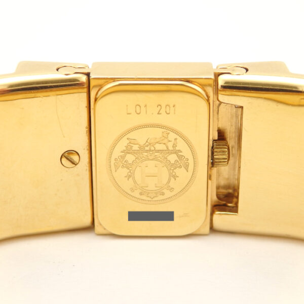 HERMES　ロケ　L01.201　バングルウォッチ - 画像 (10)