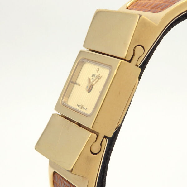 HERMES　ロケ　L01.210　バングルウォッチ　シルバー - 画像 (4)