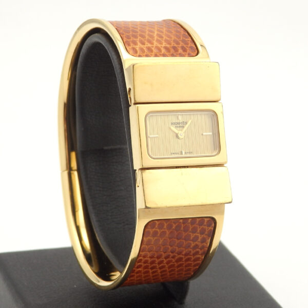HERMES　ロケ　L01.210　バングルウォッチ　シルバー - 画像 (7)