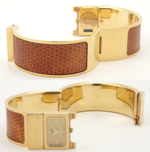 HERMES　ロケ　L01.210　バングルウォッチ　シルバー - 画像 (9)