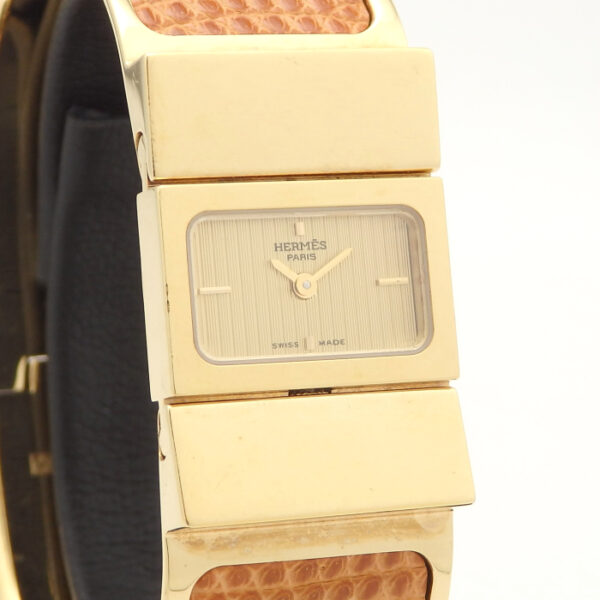 HERMES　ロケ　L01.201  バングルウォッチ - 画像 (3)
