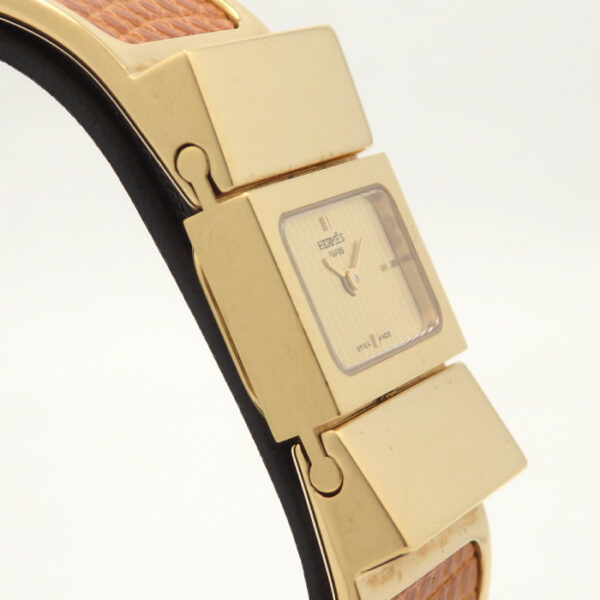 HERMES　ロケ　L01.201  バングルウォッチ - 画像 (5)
