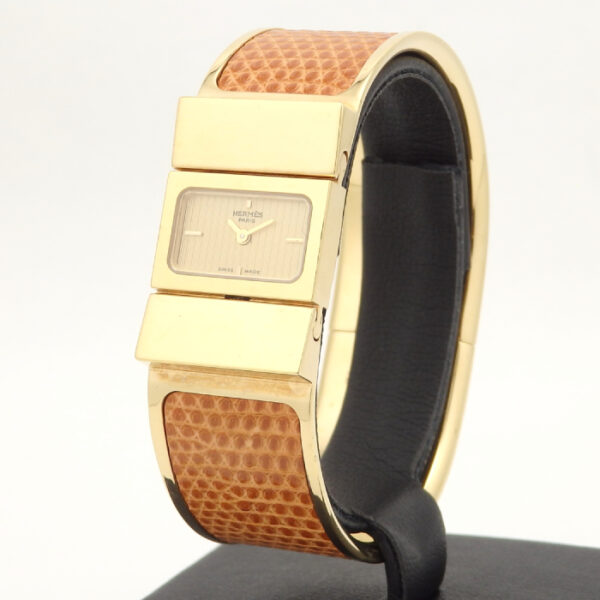 HERMES　ロケ　L01.201  バングルウォッチ - 画像 (6)