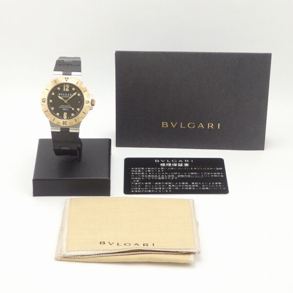 K18/SS　BVLGARI　SD38SG　ディアゴノスクーバ - 画像 (12)