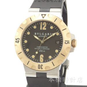 K18/SS　BVLGARI　SD38SG　ディアゴノスクーバ