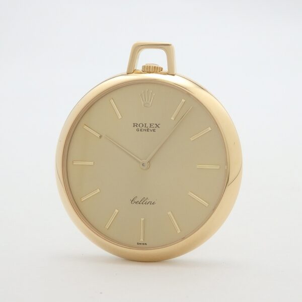 K18YG　ROLEX　チェリーニ　3717　Cal1600　ポケットウォッチ　懐中時計 - 画像 (2)