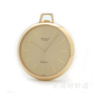 K18YG　ROLEX　チェリーニ　3717　Cal1600　ポケットウォッチ　懐中時計