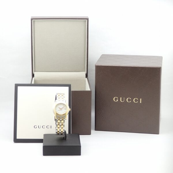 GUCCI　5500L　ホワイト文字盤　コンビ - 画像 (12)