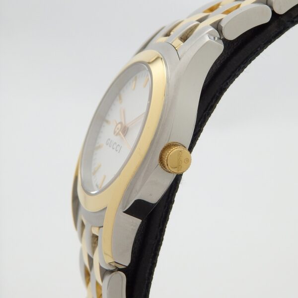 GUCCI　5500L　ホワイト文字盤　コンビ - 画像 (4)