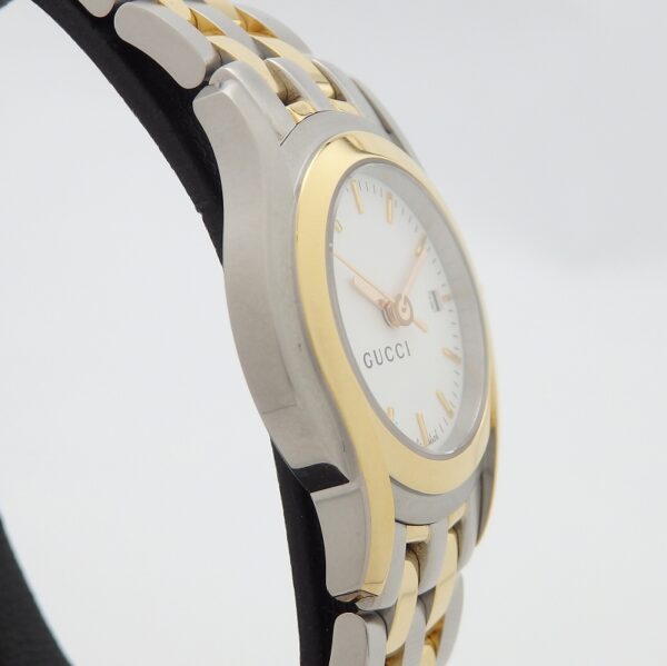 GUCCI　5500L　ホワイト文字盤　コンビ - 画像 (5)