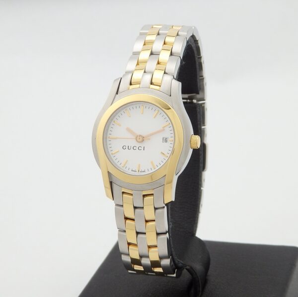 GUCCI　5500L　ホワイト文字盤　コンビ - 画像 (6)