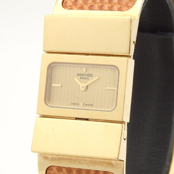 HERMES　ロケ　L01.201  バングルウォッチ - 画像 (2)