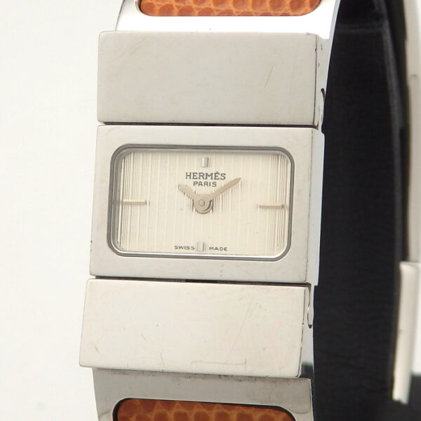 HERMES　ロケ　L01.201　バングルウォッチ - 画像 (2)