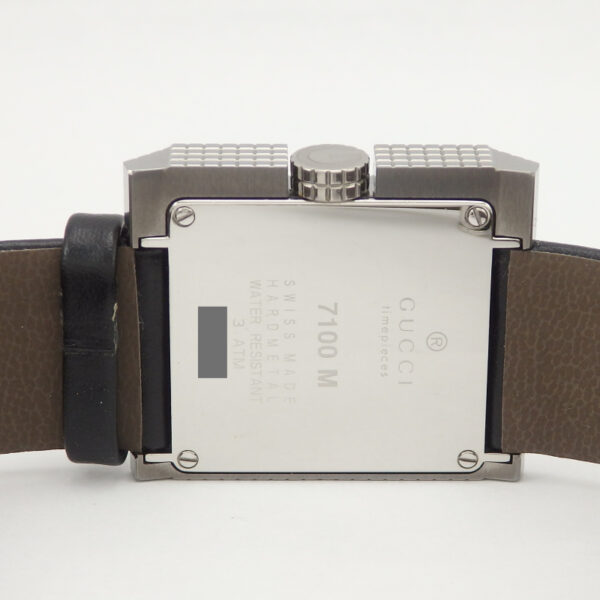 GUCCI　7100M　シルバー　ハードメタル - 画像 (11)