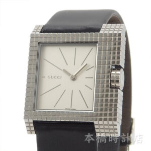 GUCCI　7100M　シルバー　ハードメタル