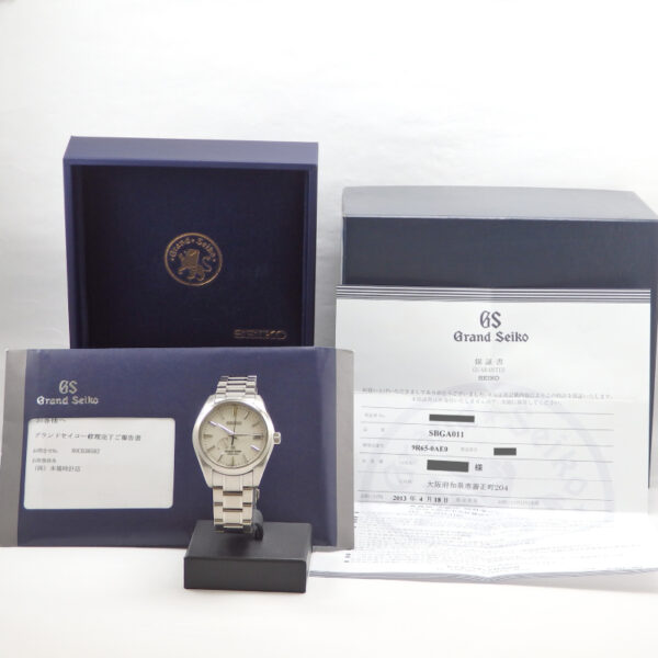 GS　GRAND SEIKO　SBGAO11　9R65-0AE0　スプリングドライブ　雪白 - 画像 (12)