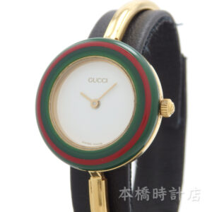GUCCI　11/12.2　チェンジベゼル　ホワイト文字盤