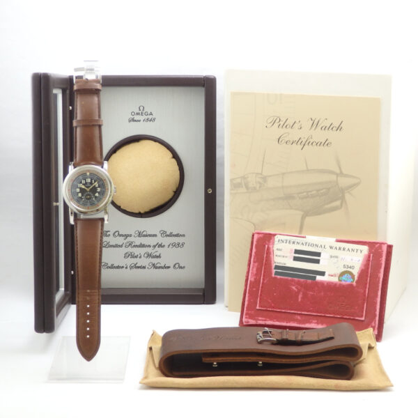 OMEGA　スペシャリティーズ　ミュージアム　コレクション　1938　アヴィエーター　リエディション　5700.50.07　限定4,938本 - 画像 (11)
