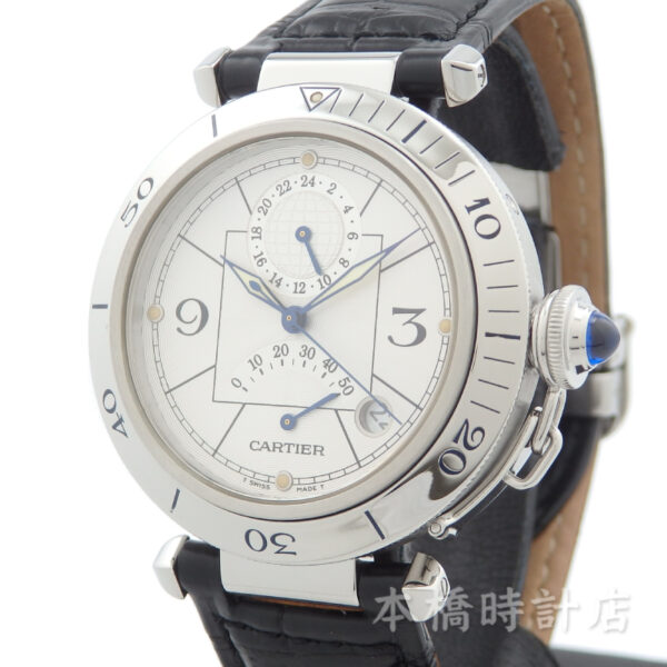 CARTIER　W3103755　パシャGMT　パワーリザーブ