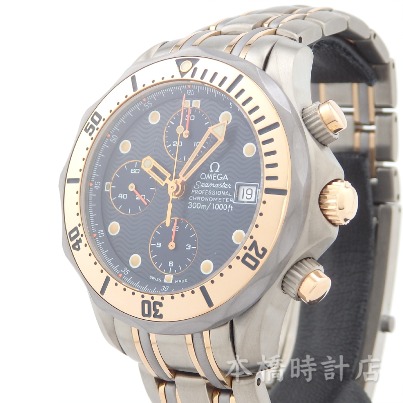 オメガ　シーマスタープロフェッショナルクロノ　2296.80　箱付　OH済み　入荷しました！