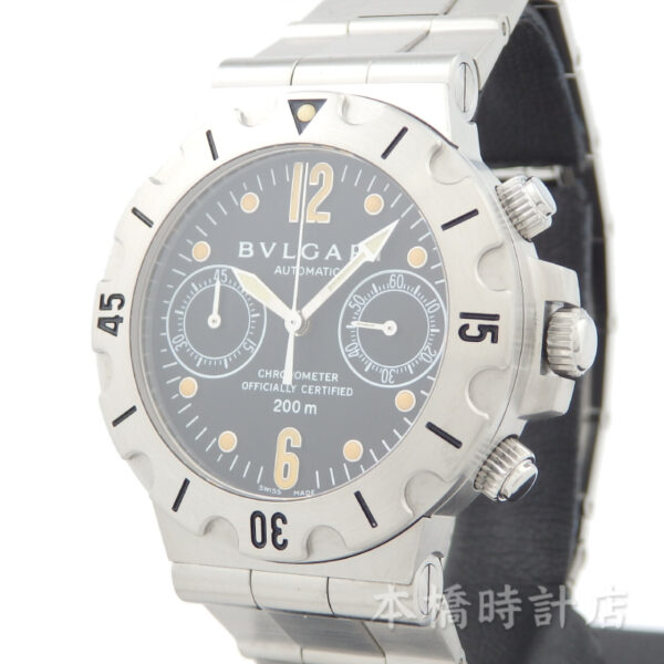 BVLGARI　SCB38S　ディアゴノスクーバクロノ