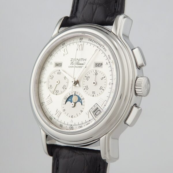 ZENITH　01.0240.410　クロノマスター　エルプリメロ　ムーンフェイズ - 画像 (2)