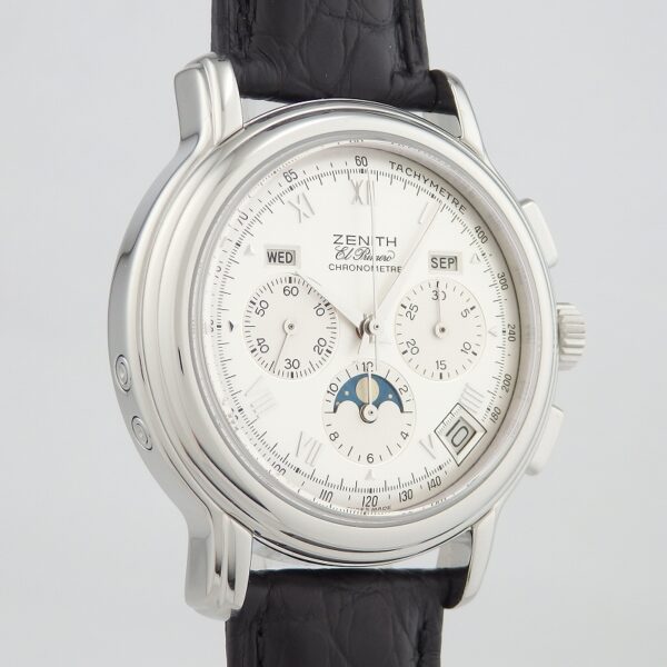 ZENITH　01.0240.410　クロノマスター　エルプリメロ　ムーンフェイズ - 画像 (3)