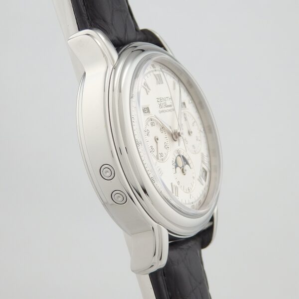 ZENITH　01.0240.410　クロノマスター　エルプリメロ　ムーンフェイズ - 画像 (5)