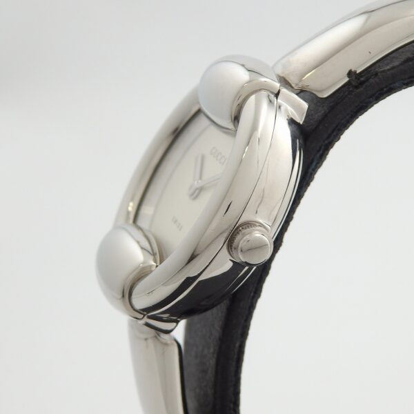 【人気・電池新品】GUCCI 1400L GG シェル ラウンド GUCCI 1400L ラウンド シルバー文字盤 – 本橋時計店