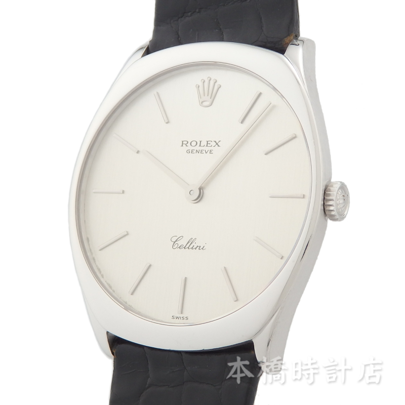 K18WG ロレックス 4133 チェリーニ シルバー文字盤 OH済み 入荷しました!