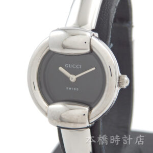 GUCCI　1400L　ラウンド　ブラック文字盤