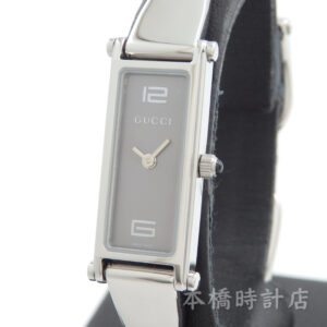 GUCCI　1500L　レクタングル　グレー文字盤