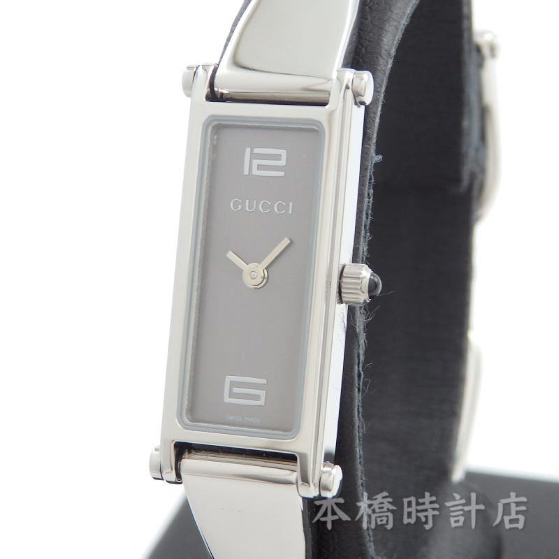 GUCCI 1500L レクタングル グレー文字盤