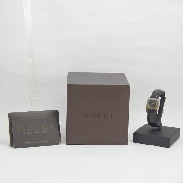 GUCCI　7900P　スクエアー　ブラック文字盤 - 画像 (12)