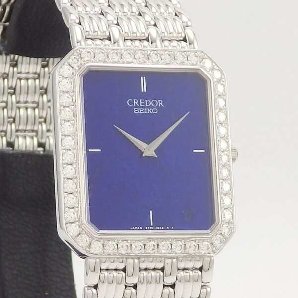 K18WG　SEIKO　CREDOR　GBKF005　ラピスラズリ - 画像 (3)
