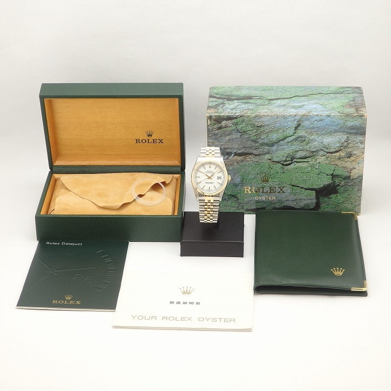 K18/SS ROLEX 16233 デイトジャスト - 画像 (12)