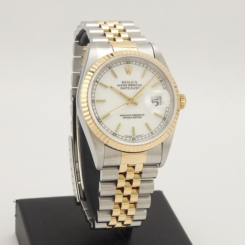 K18/SS ROLEX 16233 デイトジャスト - 画像 (7)