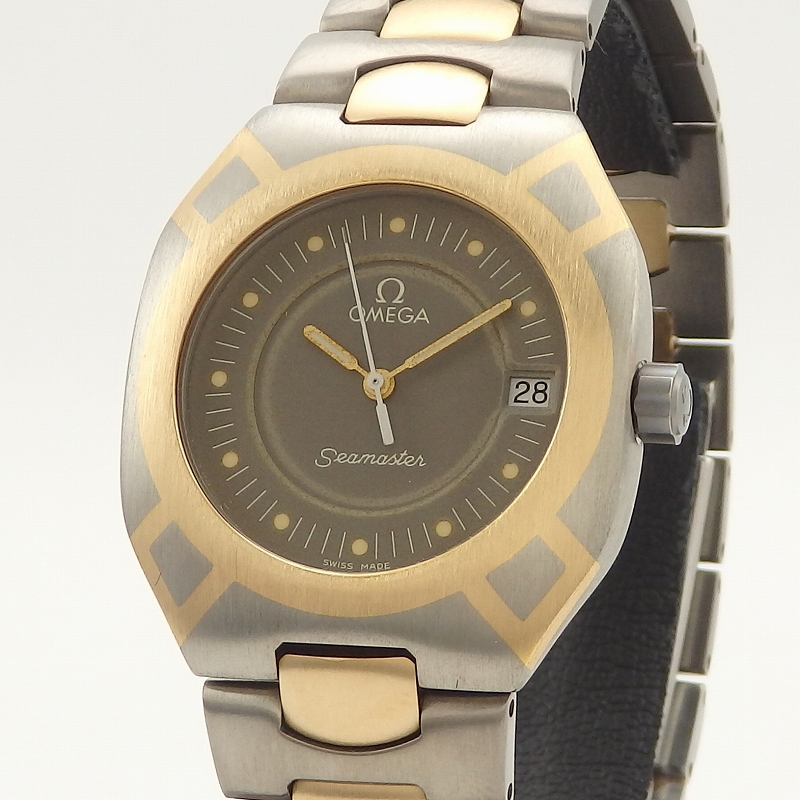 K18/チタン OMEGA 196.0291 SEAMASTER ポラリス - 画像 (2)