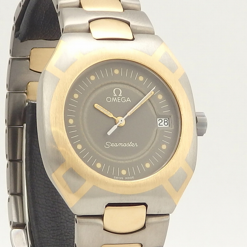 K18/チタン OMEGA 196.0291 SEAMASTER ポラリス - 画像 (3)