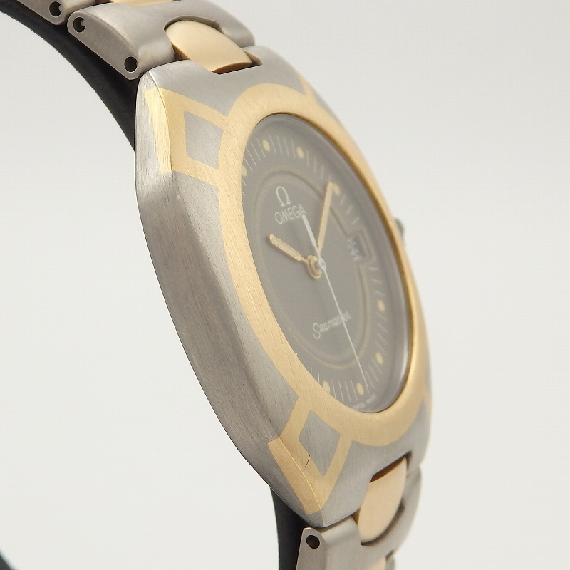 K18/チタン OMEGA 196.0291 SEAMASTER ポラリス - 画像 (5)