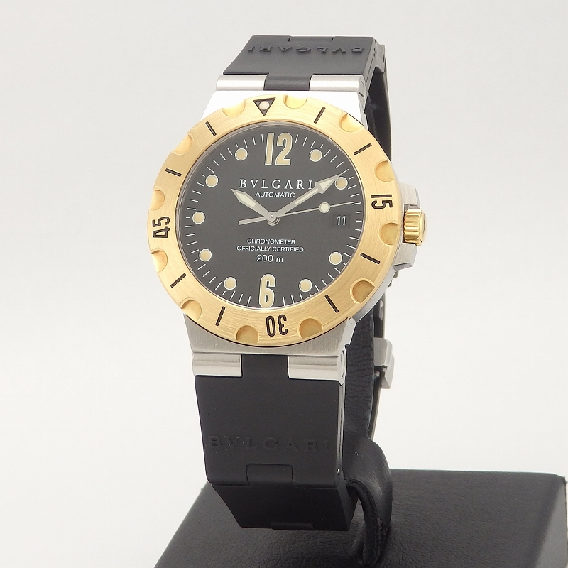 K18/SS BVLGARI SD38SG ディアゴノ スクーバ - 画像 (6)