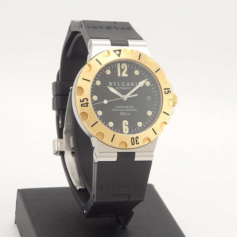 K18/SS BVLGARI SD38SG ディアゴノ スクーバ - 画像 (7)